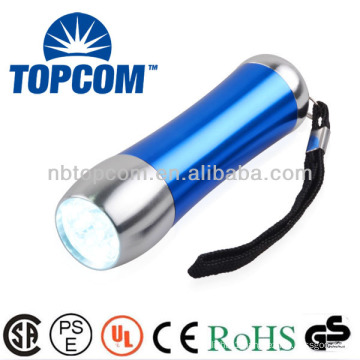 Recently Released 9 Led Flashlight Mini promotional OEM Aluminium Torch